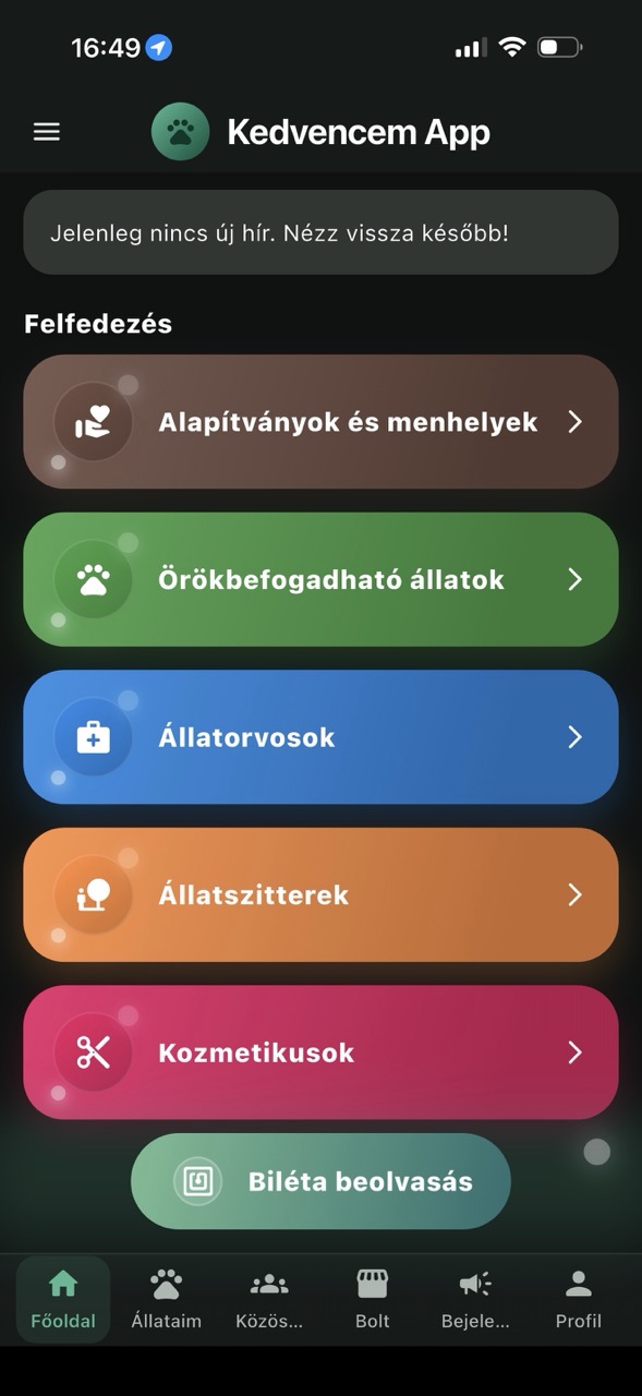 Engedélyezés és értesítések