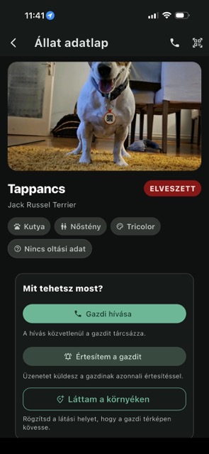 Elveszett mód értesítés előkészítése