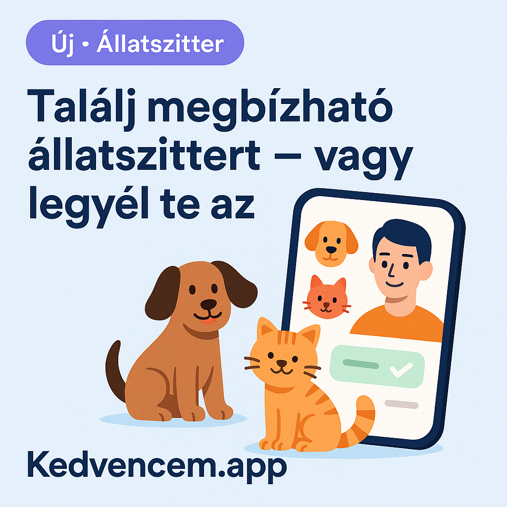 Állatszitter funkció előnézet (kutyaszitter, cicaszitter)